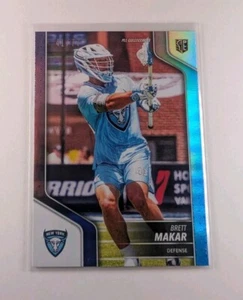 Brett Makar 2024 Premier Lacrosse League PLL #47 Blue Parallel Card #41 /77 - Picture 1 of 2