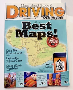 Vintage MAUI Driving Magazine Map Guide Brochure Lahaina Hawaii from 2011 - Picture 1 of 6