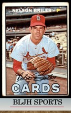 1967 Topps #404 Nelson Briles St. Louis Cardinals