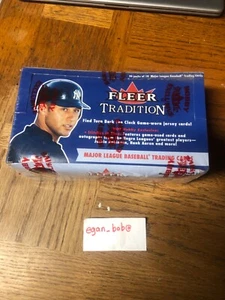 2001 Fleer Tradition Sealed HOBBY Baseball box Autographs from Negro League G-U - Picture 1 of 6