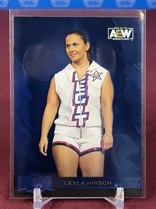 2022 AEW Metal Universe Leyla Hirsch Blue Spectrum Base SP #116 (b)