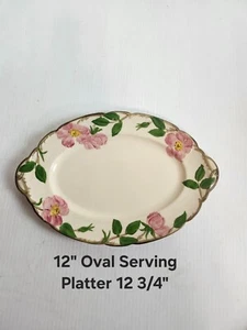 Vajilla Franciscan Desert Rose 12" ovalada para servir EE. UU. - Imagen 1 de 8