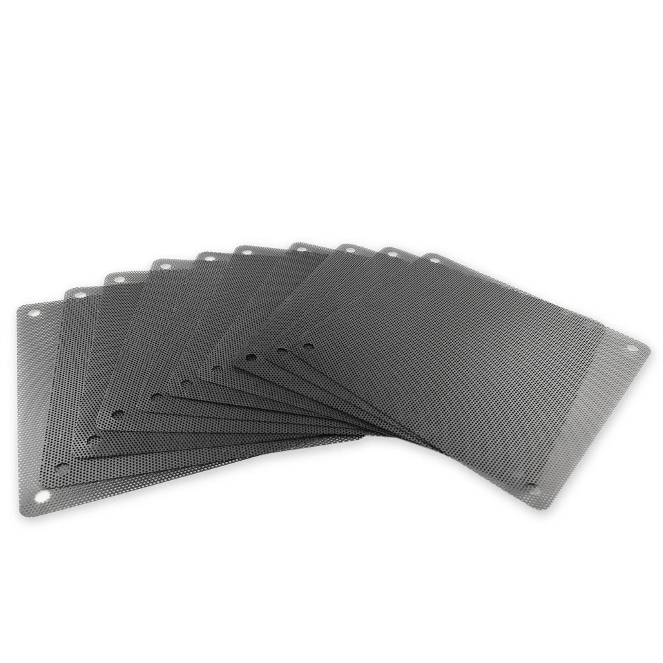 Silverbead Staubfilter für PC Lüfter 140x140mm, PVC Dust Filter 10er Set Schwarz - Bild 1 von 4