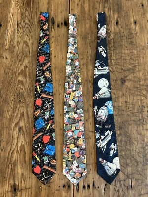 LOTE DE 3 CORBATAS DE SEDA COLECCIÓN RALPH MARLIN SPORT Juegos Olímpicos 1996 Foto 1 de 4