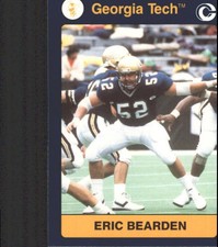 1991 Georgia Tech Collegiate Collection Multi-Sport Card #36 Eric Bearden