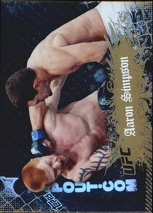2010 Topps UFC Main Event Gold Card #49 Aaron Simpson