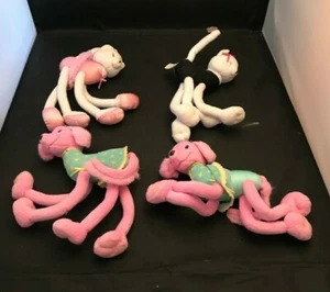 2001 Barbie bewegliche langbeinige Stofftiere 4er-Set. - Bild 1 von 1