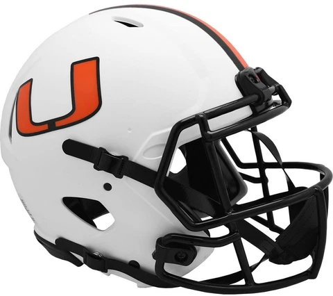 Riddell Miami Hurricanes LUNAR Alternate Revolution Speed Authentic Cover