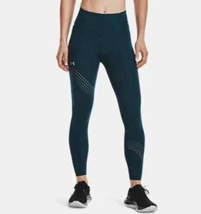 Under Armour Women’s NWT Speedpocket Perf 7/8 Tight Large L Teal - Picture 1 of 10