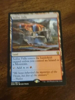 ** Sulfur Falls x1 **, NM, Dominaria, see photos, WOTC MTG - Image 1 of 2