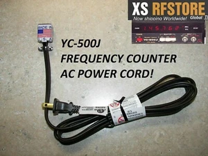 YAESU YC-500J FREQUENCY COUNTER **AC POWER CORD** FREE SHIP! NEW CONSTRUCTION! - Picture 1 of 5