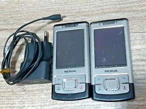 Nokia RM-240 6500 Flip Phone 2 Pcs Vintage Used Rare Collection Repair & Charger - Afbeelding 1 van 8