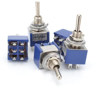 30pcs Toggle Switch 6A 125V Sky-Blue for Switching Lights and Motors - Picture 1 of 11