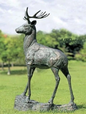 Escultura de jardín Forest Prince Buck ciervo ciervo estatua bosques ~ SPI Home 51069 Foto 1 de 2