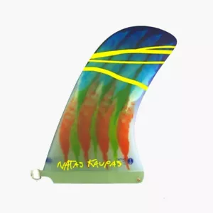 SURF ailerons fins Dérive Longboard Flex fin Natas Kaupas Grey 10'' CAPTAIN FIN - Imagen 1 de 1