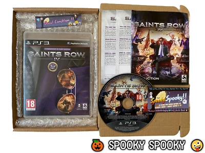 Saints Row IV PS3 - UK PAL GC CIB mit Natural Disc - hochwertige Verpackung - Bild 1 von 4