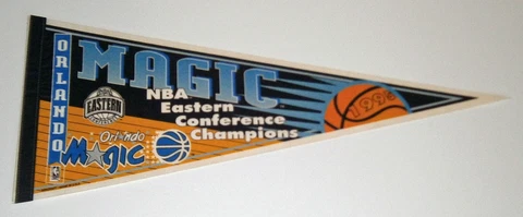 1995 Orlando MAGIC pennant Eastern Conference Champs NBA Shaquille O'Neal Cover