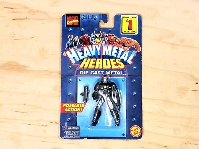 🗨🦾 Toy Biz Marvel Heavy Metal Heroes WAR MACHINE Die-cast Figure 1994  🦾🗨 - Image 1 of 2