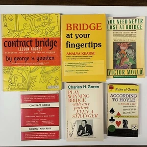 Bridge, Strategy And How To Play Bridge.  lot of 6 books, See Description. - Imagen 1 de 9