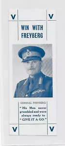 NEW ZEALAND WWII WIN WITH FREYBERG SCARCE RR (CC355) - Picture 1 of 1