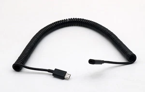 1x USB Micro 5Pin Male to Female Extension Spiral Coiled Data Charging Cable 3m - Picture 1 of 11