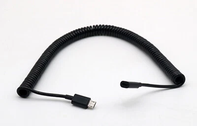 1x USB Micro 5Pin Male to Female Extension Spiral Coiled Data Charging Cable 3m - Image 1 of 4