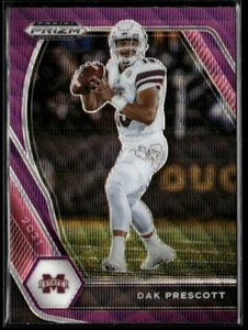 Dak Prescott 2021 Panini Prizm Draft Picks Purple Wave Prizm #9 Cowboys - Picture 1 of 2