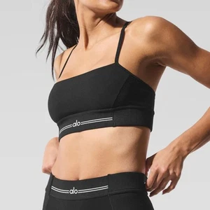 ALO Yoga Alosoft Relais-BH schwarz/weiß XS EUC - Bild 1 von 6