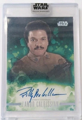 Billy Dee Williams as Lando 2019 Topps Star Wars Stellar Autograph Card Auto /40 - Image 1 of 2