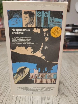 The Man Who Saw Tomorrow VHS (1990) Nostradamus Orson Welles *BUY 2 GET 1 FREE* Foto 1 de 2