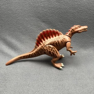 PLAYMOBIL Spinosaurus Dinosaur Brown Tan Plastic Figure Toy 14” Geobra - Picture 1 of 15