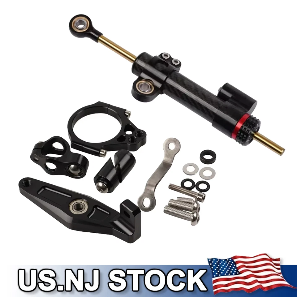 Steering Damper Stabilizer Bracket Mount Kit For YAMAHA MT09 MT-09 SP 2021-2025 Foto 1 de 4