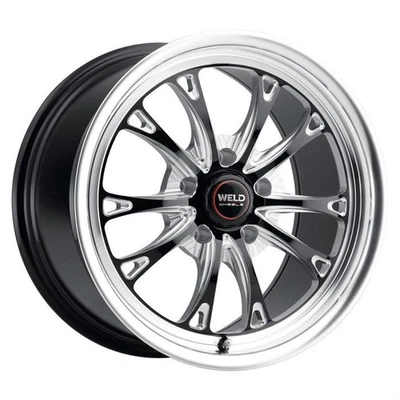 Weld Racing S1577C067N21 17x5 Belmont Wheel, 5x114.3, Gloss Black - Image 1 of 4