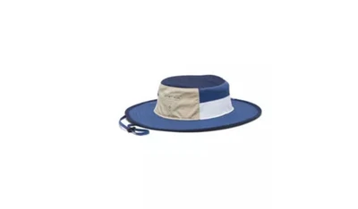 Columbia PFG Backcast Booney Sombrero Ala Completa Azul UPF 50 Talla Juvenil L/XL Foto 1 de 3