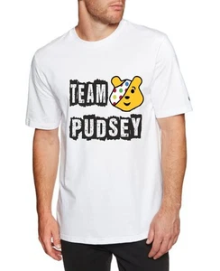 TEAM PUDSEY 2025 FUNNY FULL COLOR WHITE T SHIRT - Picture 1 of 1