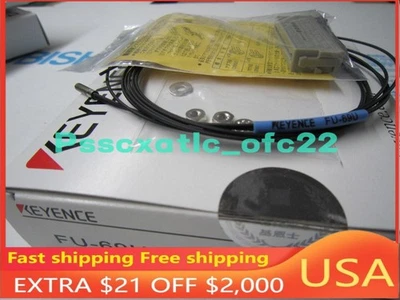 1PCS Keyence FU-69U Fiber Optic Sensor New In Box US Free TAX  US Free TAX - Image 1 of 3