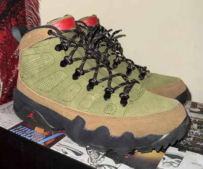 Nike Air Jordan 9 Retro Nrg Militar Marrón-Legión Verde Talla 7.5 [AR4491-200] Foto 1 de 4