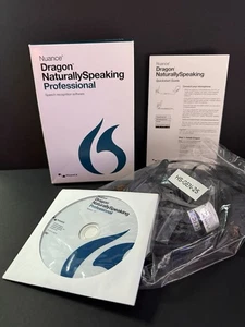 Nuance Dragon NaturallySpeaking 13 PROFESSIONAL A209A-G00-13.0 Software, Auriculares - Imagen 1 de 11