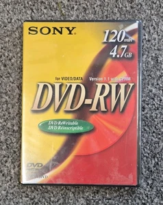 SONY ACCUCORE DVD-RW 4.7GB re-recordable/reinscriptible - Afbeelding 1 van 3