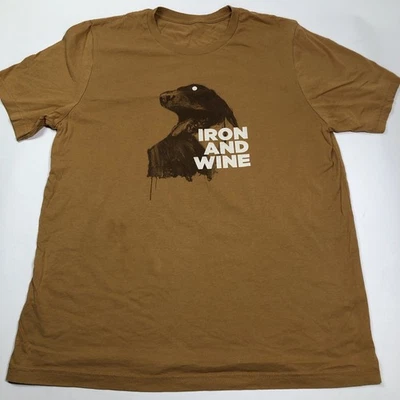 Camiseta Iron And WIne The Shepherds Perro Álbum Logo Talla XL Y2K Banda Mercancía Camiseta Foto 1 de 4