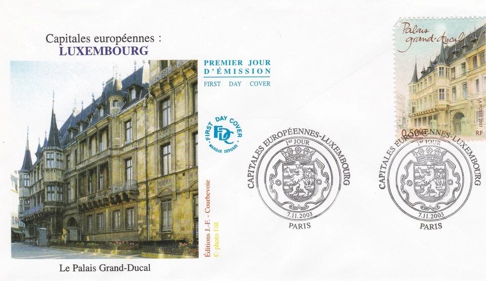 France 2003 FDC European Capitals yt 3626 - Image 1 of 1