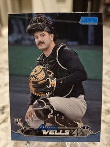 Stadium Club Austin Wells RC 2024 lámina azul/50 #216 Yankees - Imagen 1 de 2