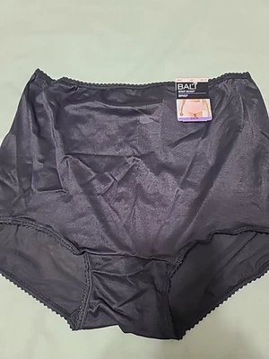 NWT BALI Women's Skimp Skamp Black Brief; Style #2633 B633; Size 3XL (10) - Image 1 of 4