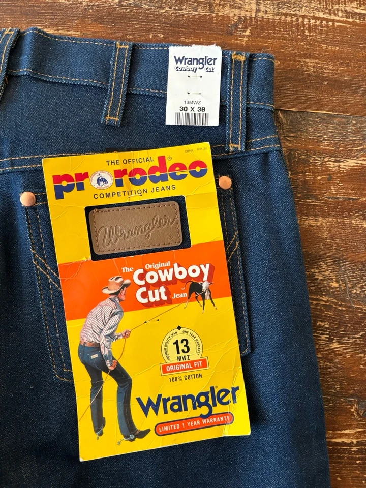 Wrangler Cowboy Cut Original Fit Men's Jeans Dark Wash 30 X 38 13mwz