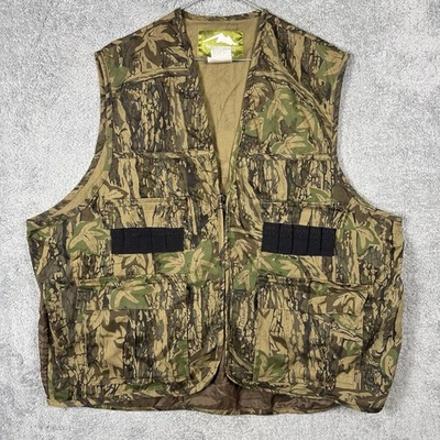Northwest Territory Vest Mens XL Camo Trebark Hunting Shooting Cargo 90s Vintage - Image 1 of 4