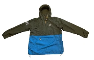 LL Bean Jacket Mens L Colorblock Anorak Hooded Pullover Windbreaker GoPro Games - Picture 1 of 16
