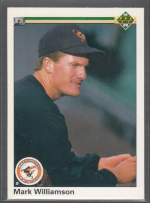 MARK WILLIAMSON 1990 Upper Deck 173 Error Variation Oddball No Missing Copyright - Image 1 of 2