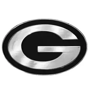 Green Bay Packers Premium Solid Metal Logo Truck Emblem Decal Chrome Auto NFL - Picture 1 of 1