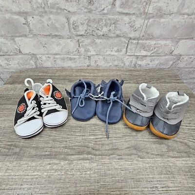 Lote de 3 zapatos infantil niño talla 2 0-3 meses Foto 1 de 4