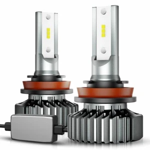 H11 LED Headlight Bulbs Low Beam 120W 18000LM Super Bright 6500K CANBUS - Picture 1 of 14